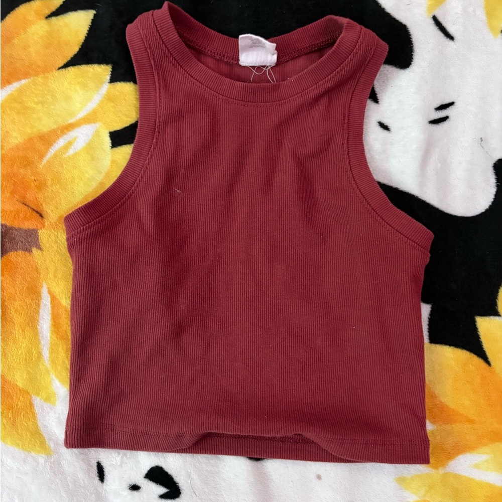 Kids Sleeveless Red Top